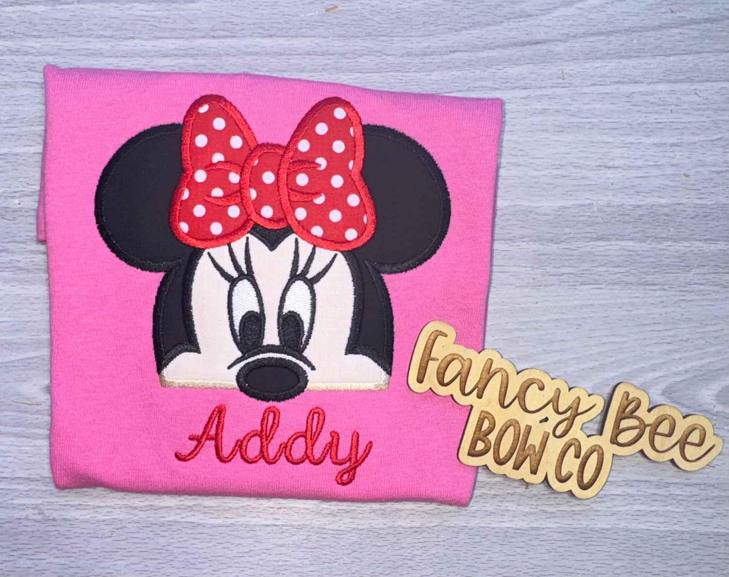 Mrs. Mouse Embroidered Shirt