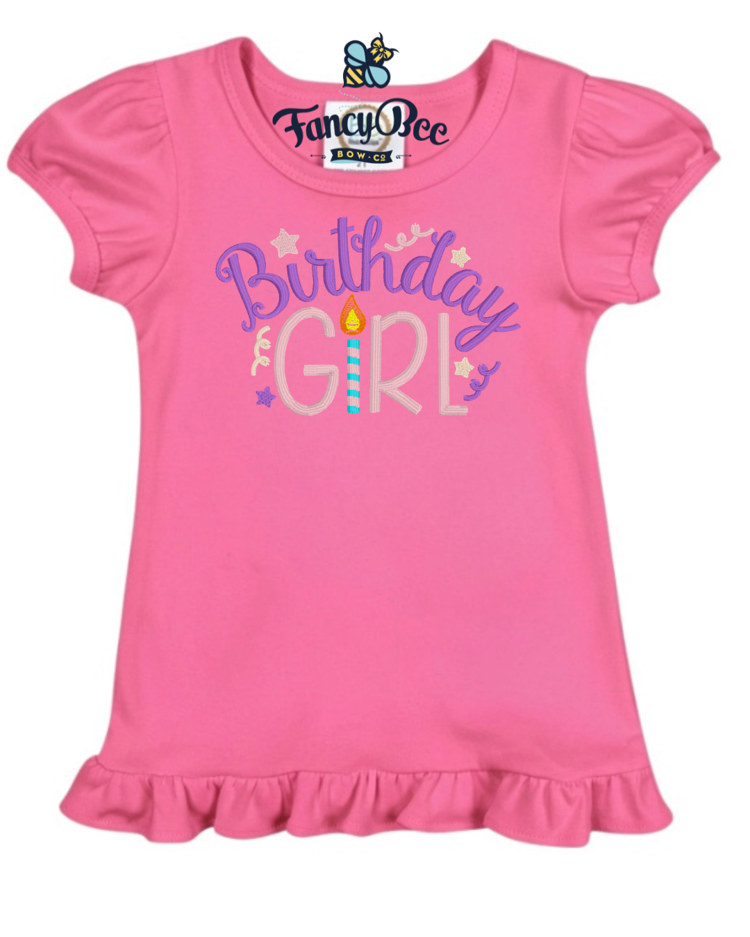 Birthday Girl Embroidered Shirt