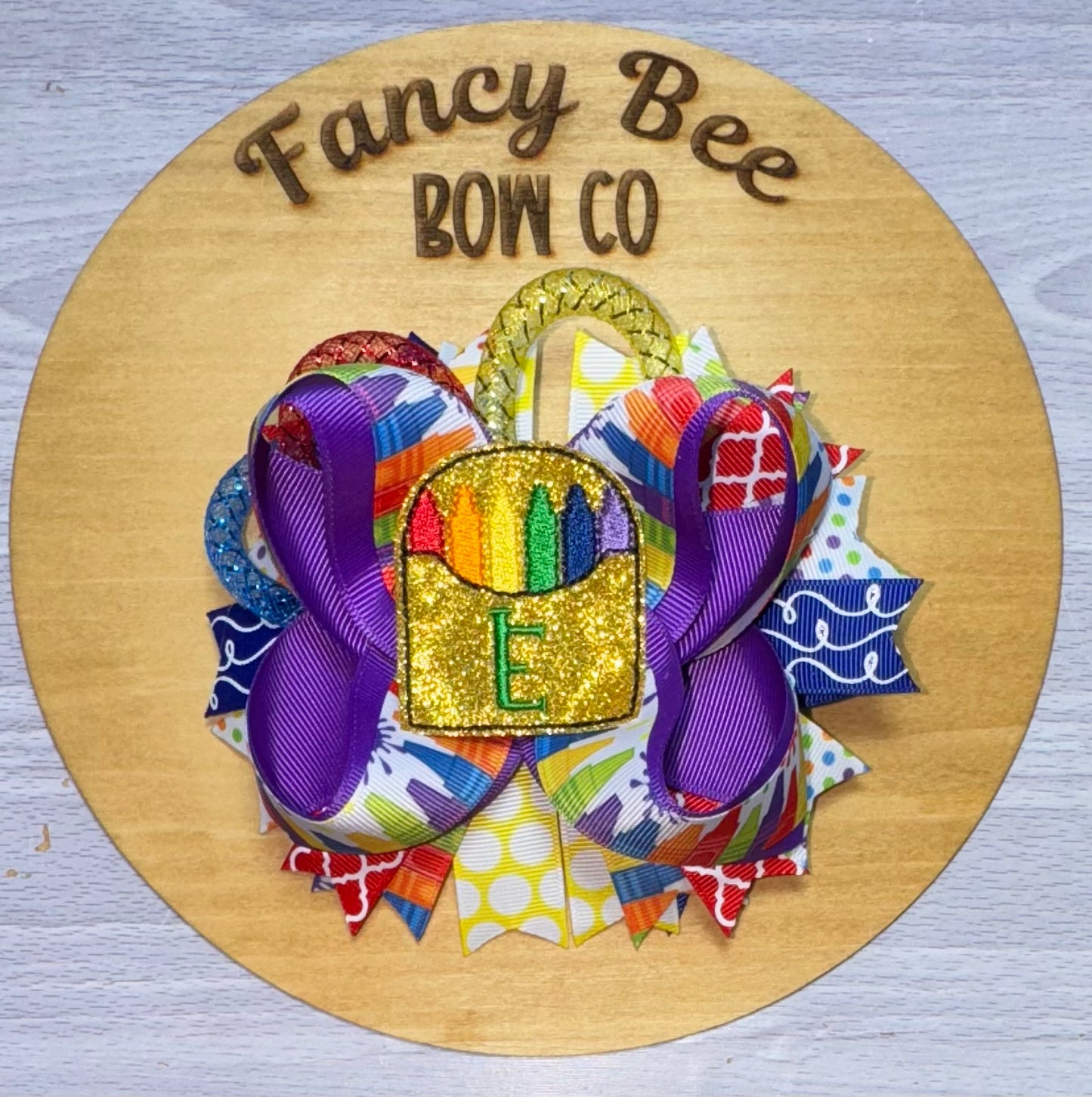 Back 2 School Fancy Style Bow