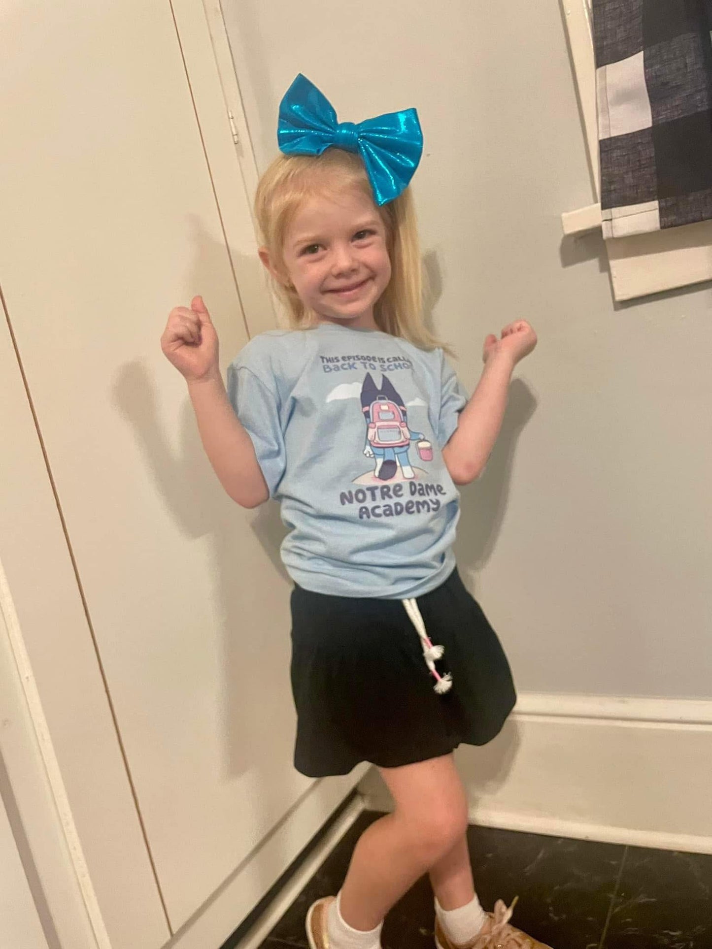 “This Episode is Called: Back to School" Blue Dog - Customizable Shirt