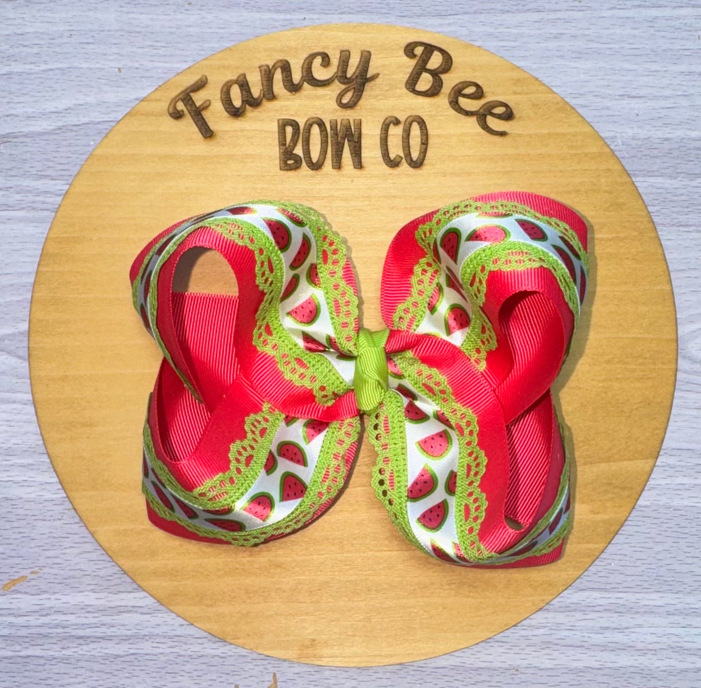 Watermelon Queen Style Bow