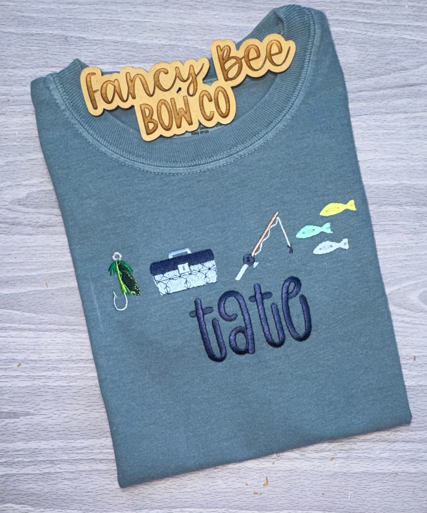 Fishing Embroidered Shirt