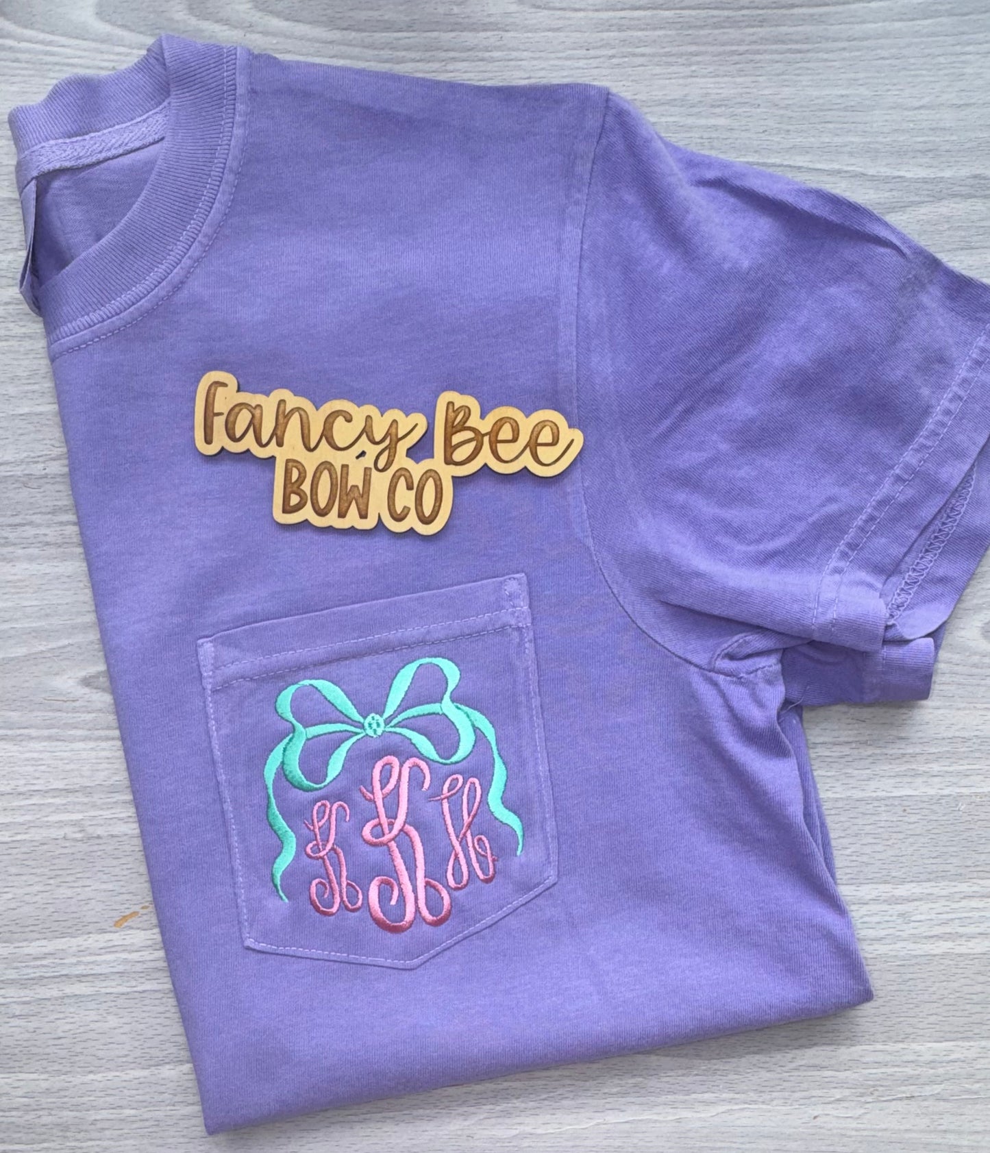 Summer Monogram Adult Comfort Colors Shirt