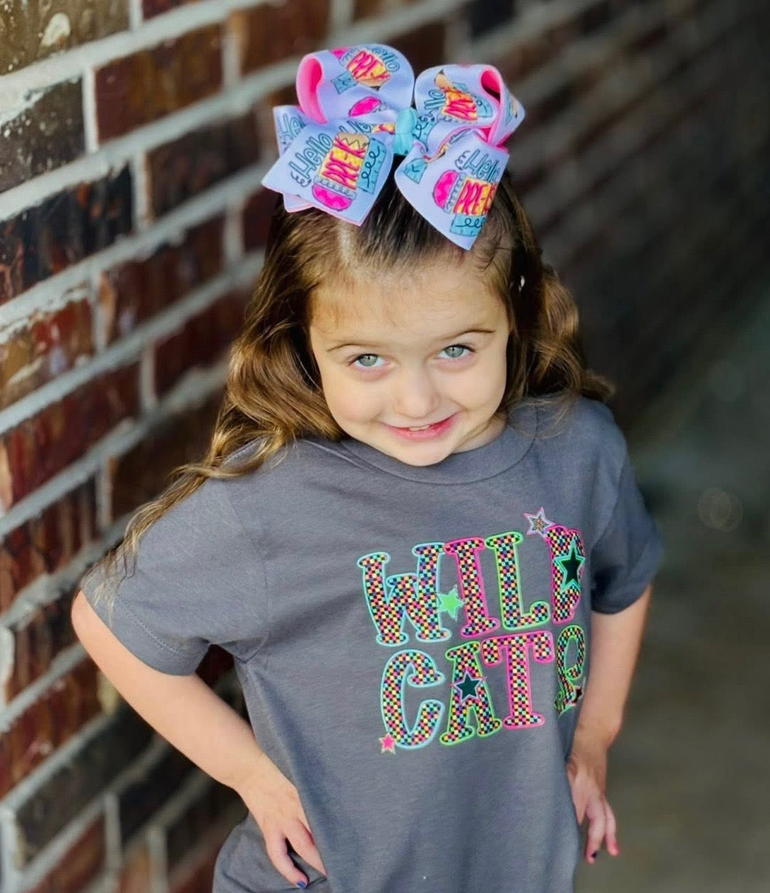 Bright Blue Queen Style Bow