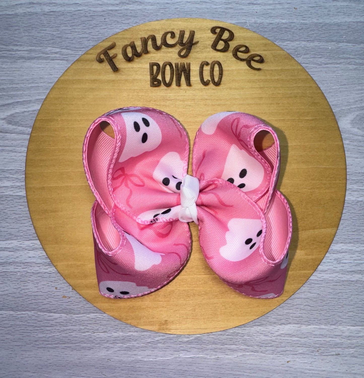Ghoulish & Girly Queen Style Hair Bow