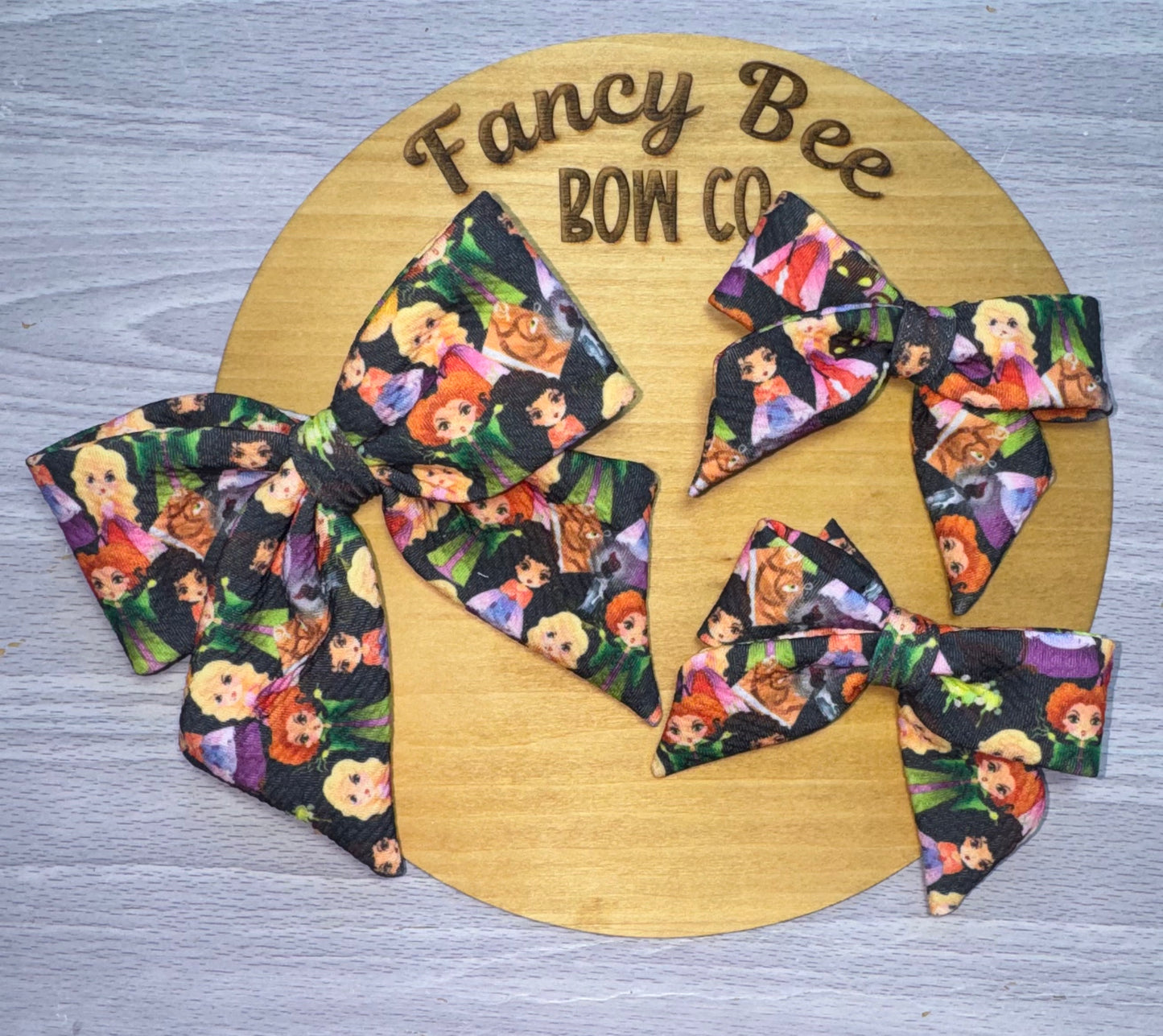 Witch Sisters Handsewn Sailor Bow/ Sailor Piggies