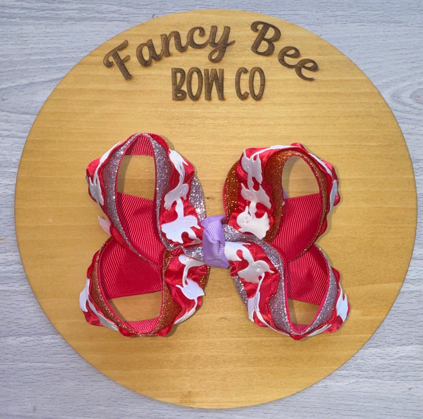 Two-Tone Ghost Sugarbee Style Bow