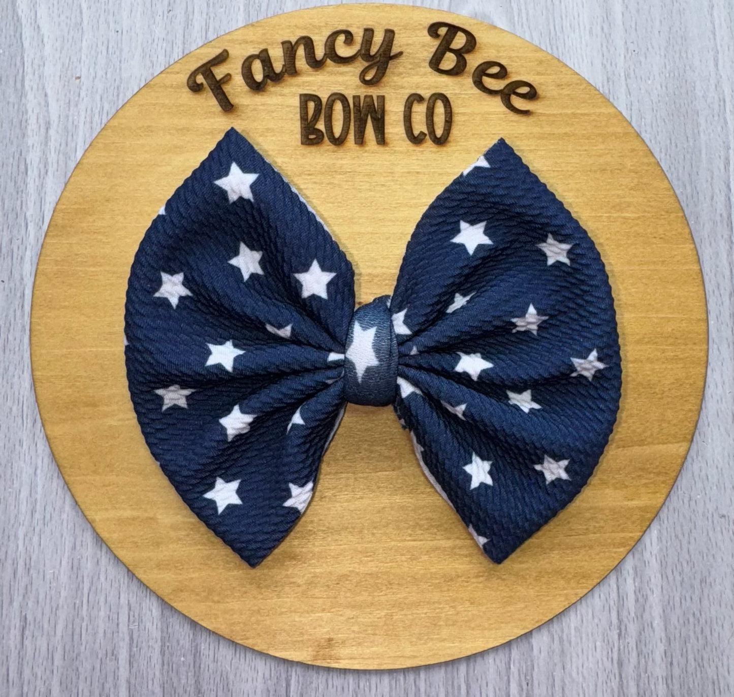 Stars Fabric Bow
