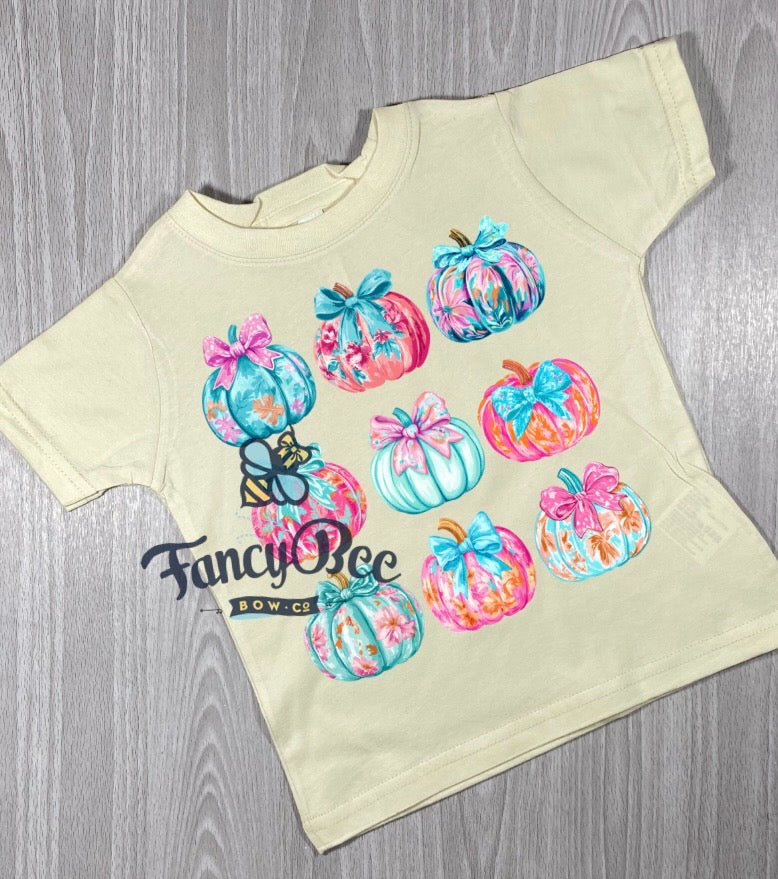 Pink Pumpkins Fall Shirt