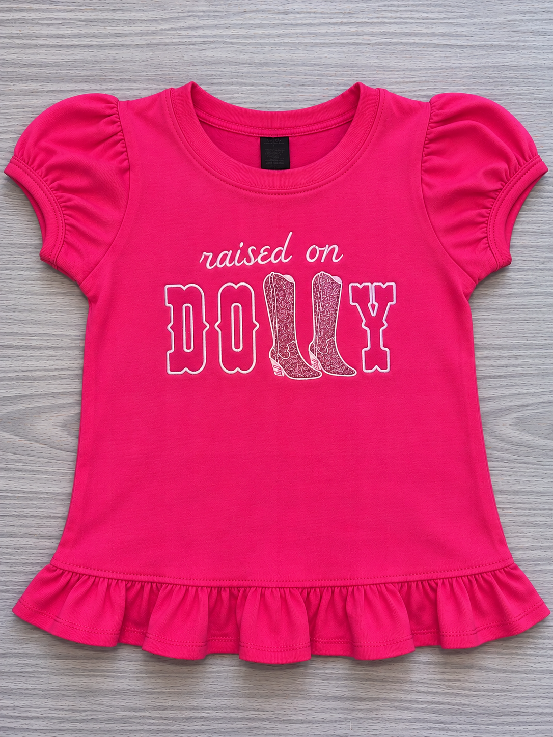 Raised on Dolly Kid's Ruffle Shirt