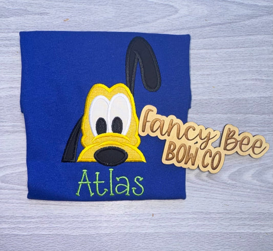 Magical Dog Embroidered Shirt