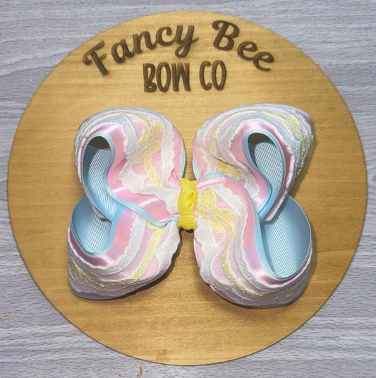 Spring Pastel Queen Style Bow
