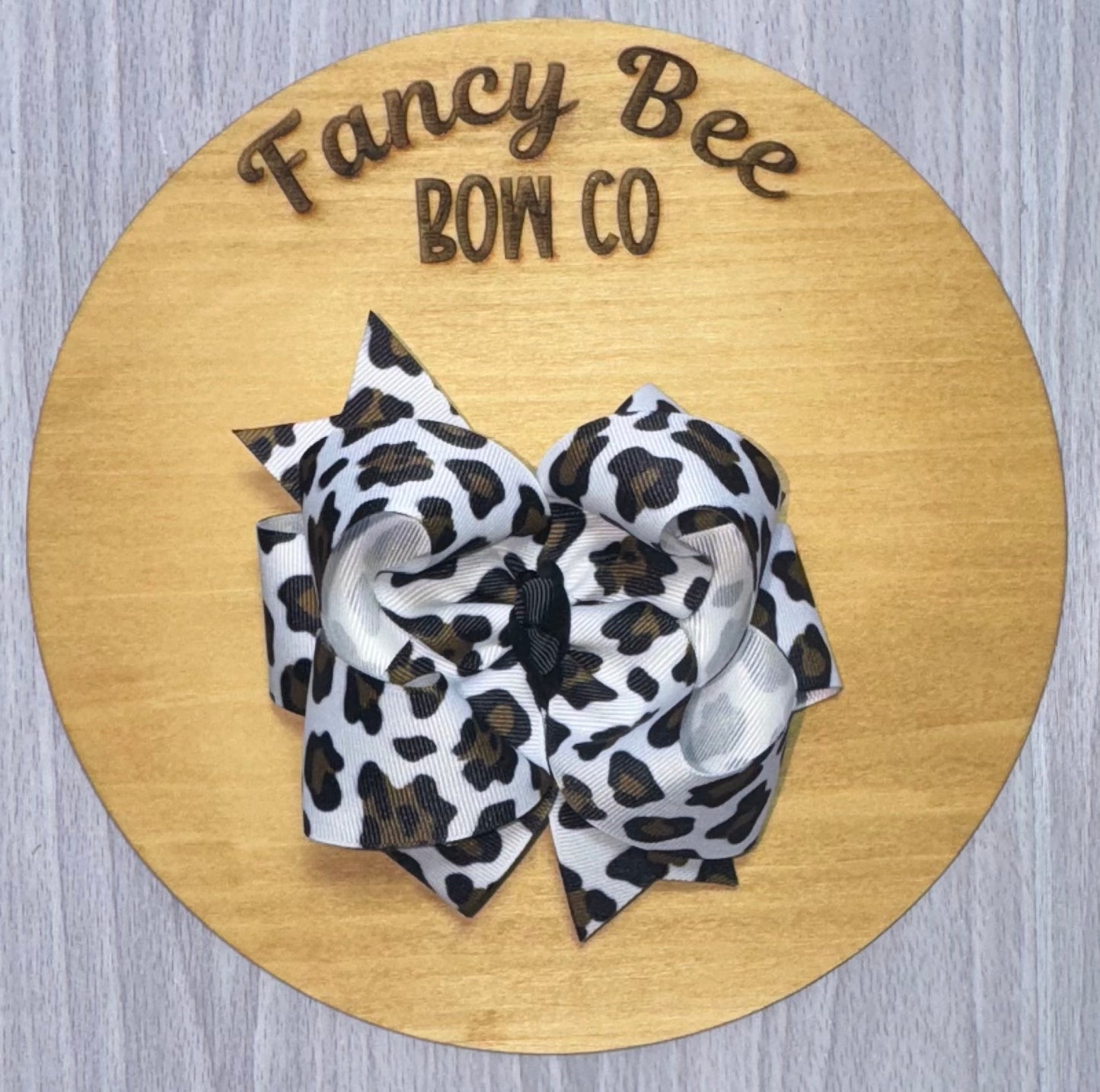 Leopard Honey Style Bow