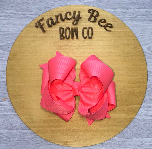 Neon Pink Bow