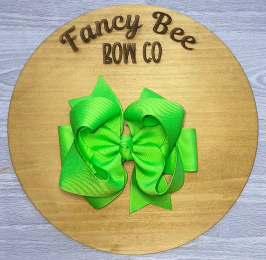 Neon Green Bow