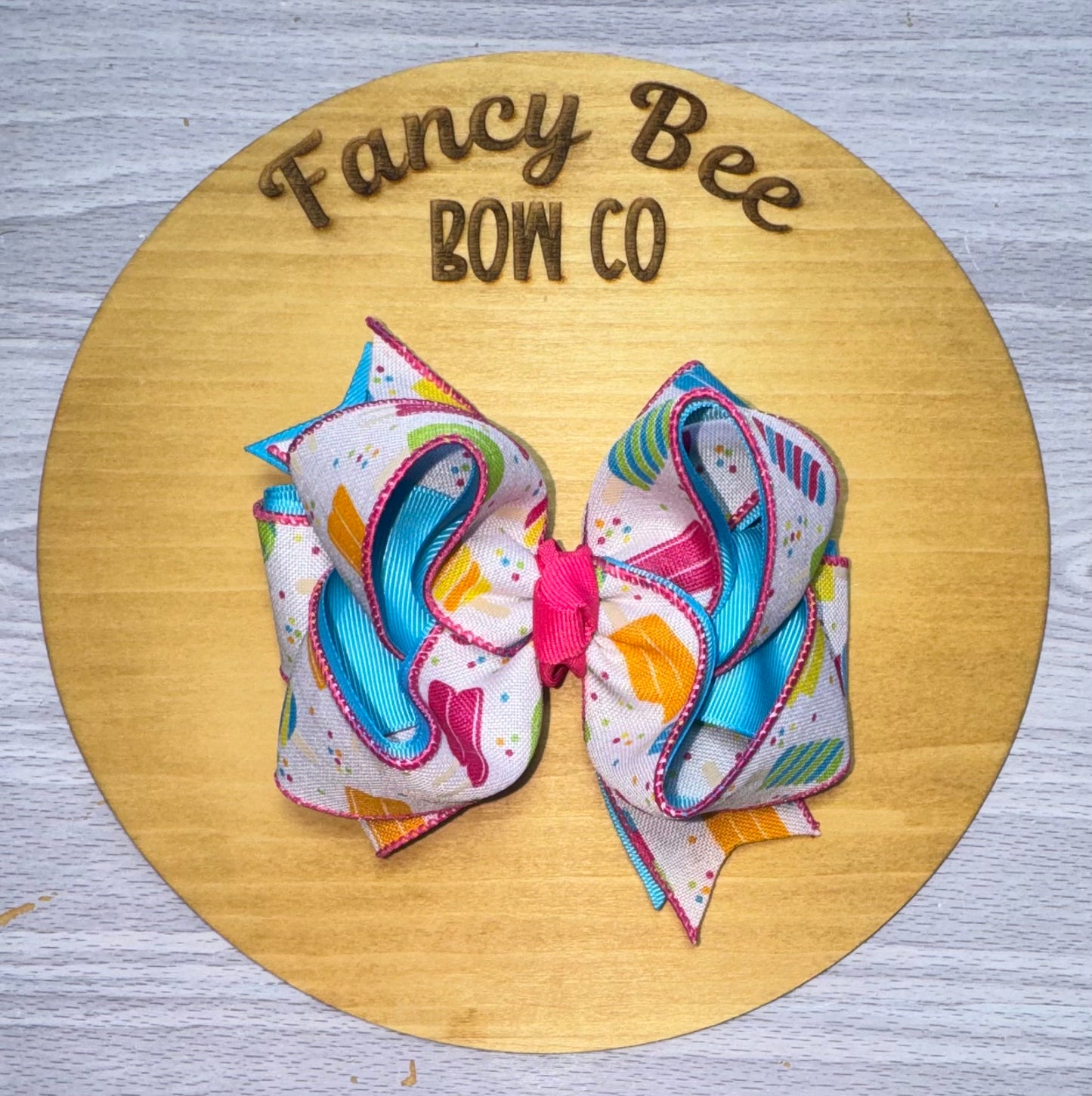 Popsicle Honey Style Bow