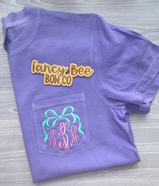 Summer Monogram Adult Comfort Colors Shirt