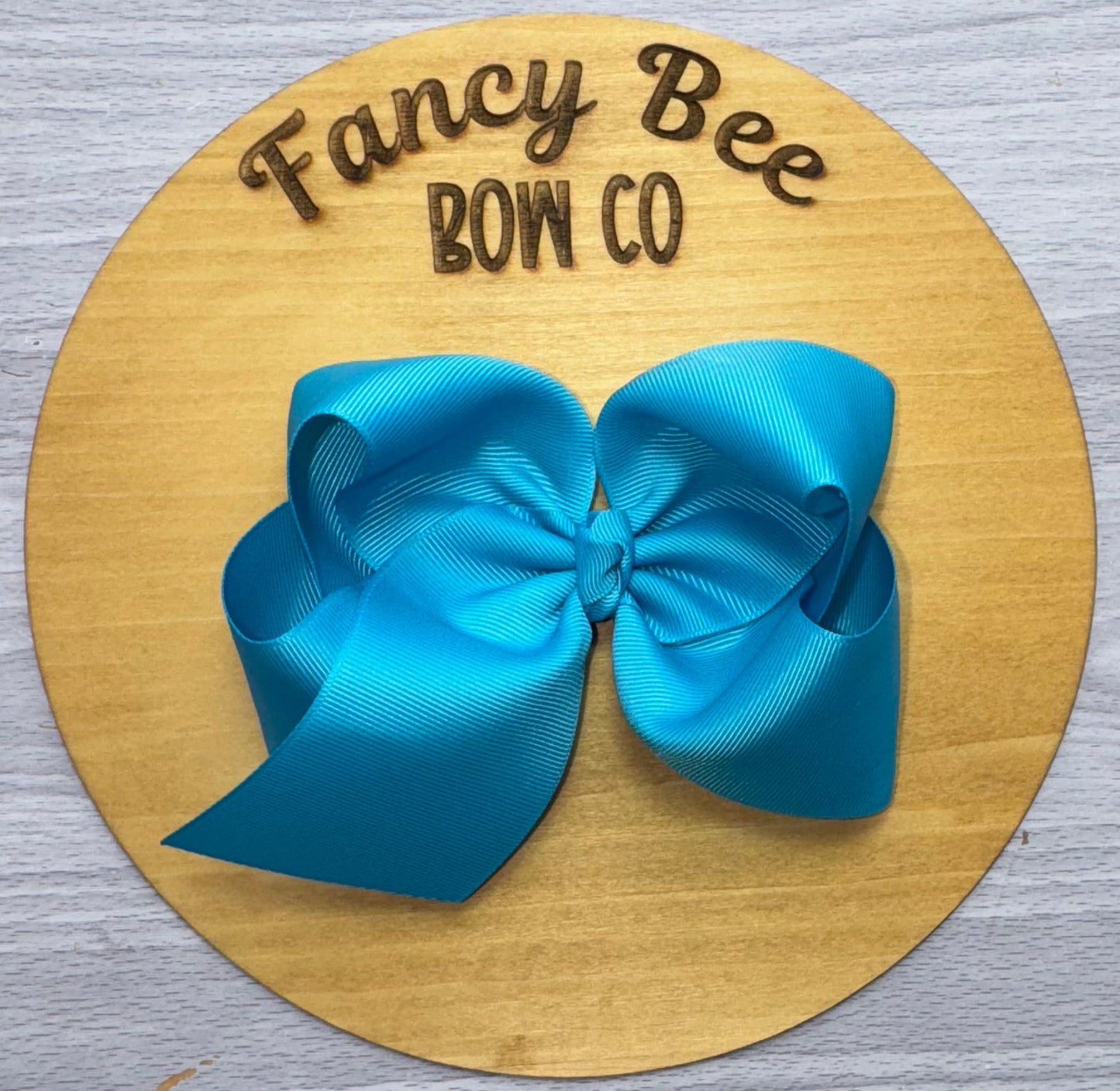 Bright Blue Queen Style Bow