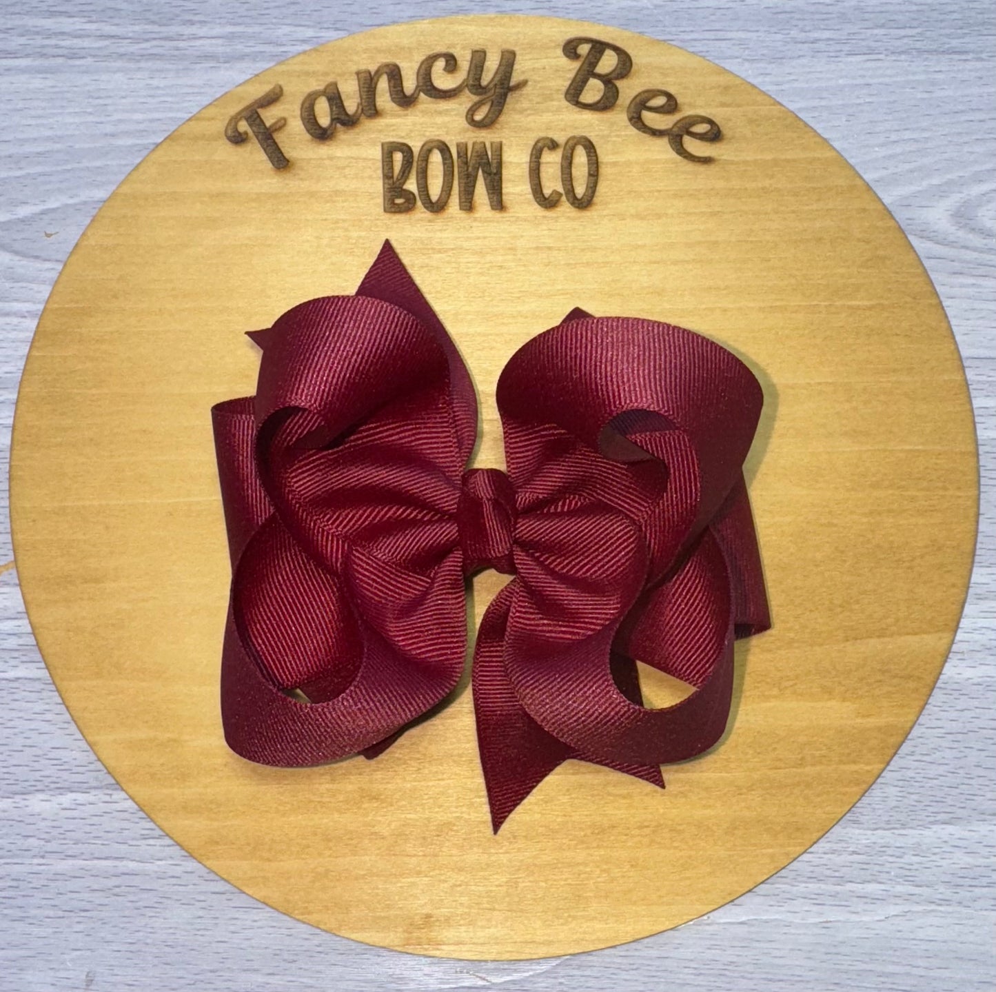 Maroon Bow