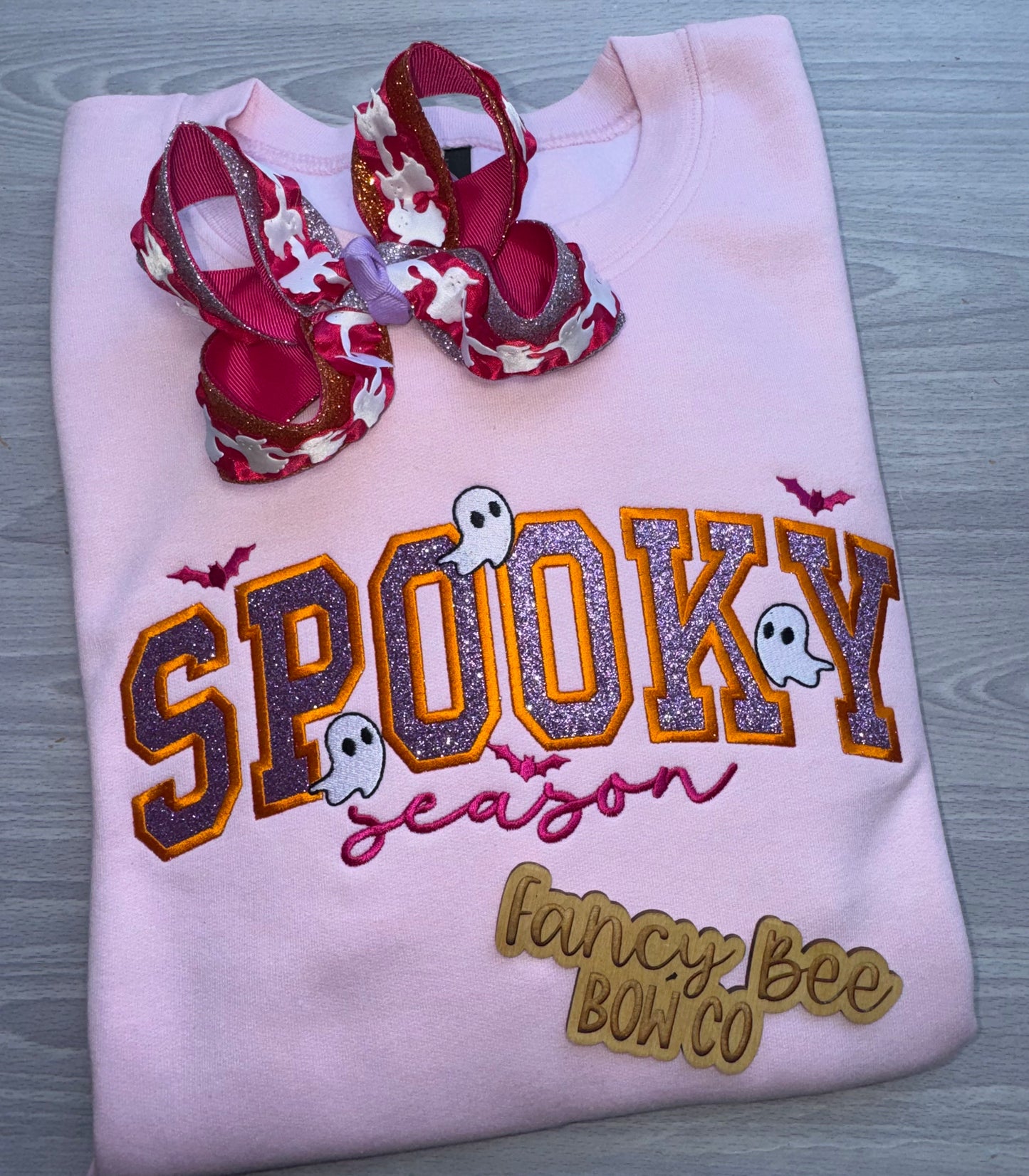 Spooky Season  Embroidered Sweatshirt or T-shirt