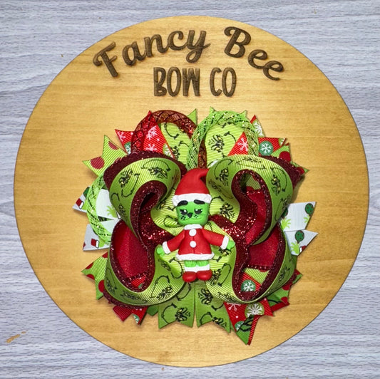 Green Guy Fancy Style Bow