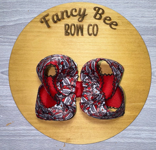 Santa & Friends Sugar Bee Style Bow