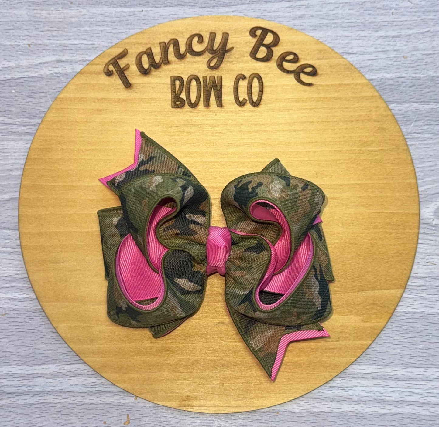 Camo Cutie Honey Style Bow