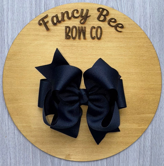 Dark Navy Bow