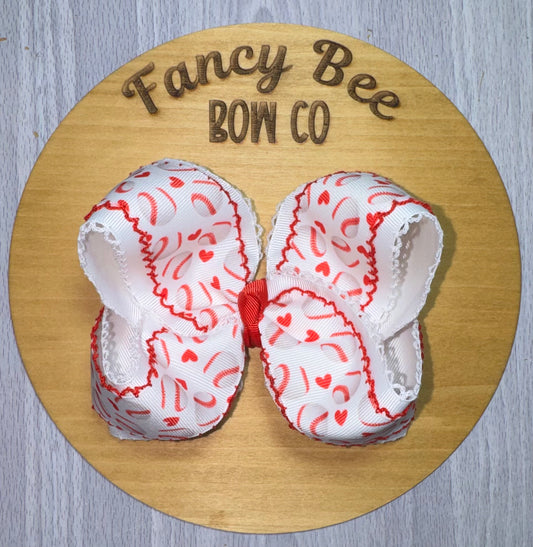 Baseball Queen Style Bow