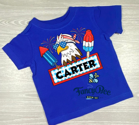 Freedom, Fireworks, & Flavor Boys Shirt