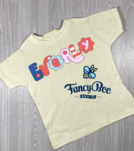 Playful Patriotic Name Shirt
