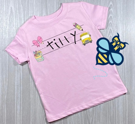 Boy/Girls Back 2 School Handwriting Shirt- SCROLL TO BOTTOM TO UPLOAD HANDWRITING