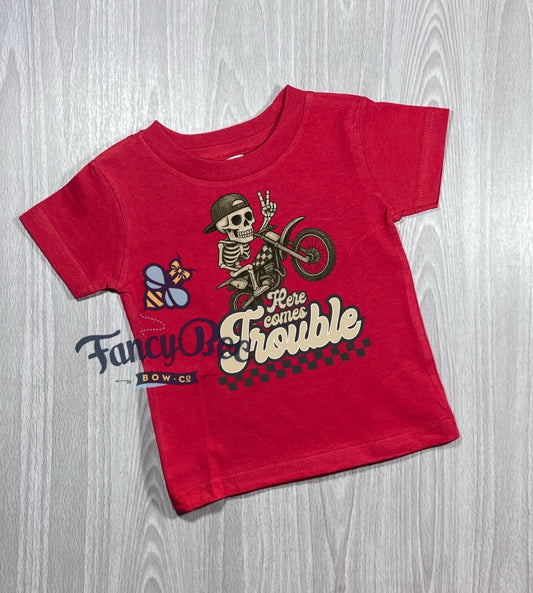 Here Comes Trouble Halloween Shirt