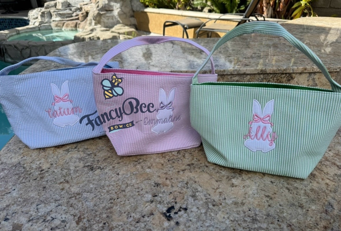 Embroidered Easter Basket