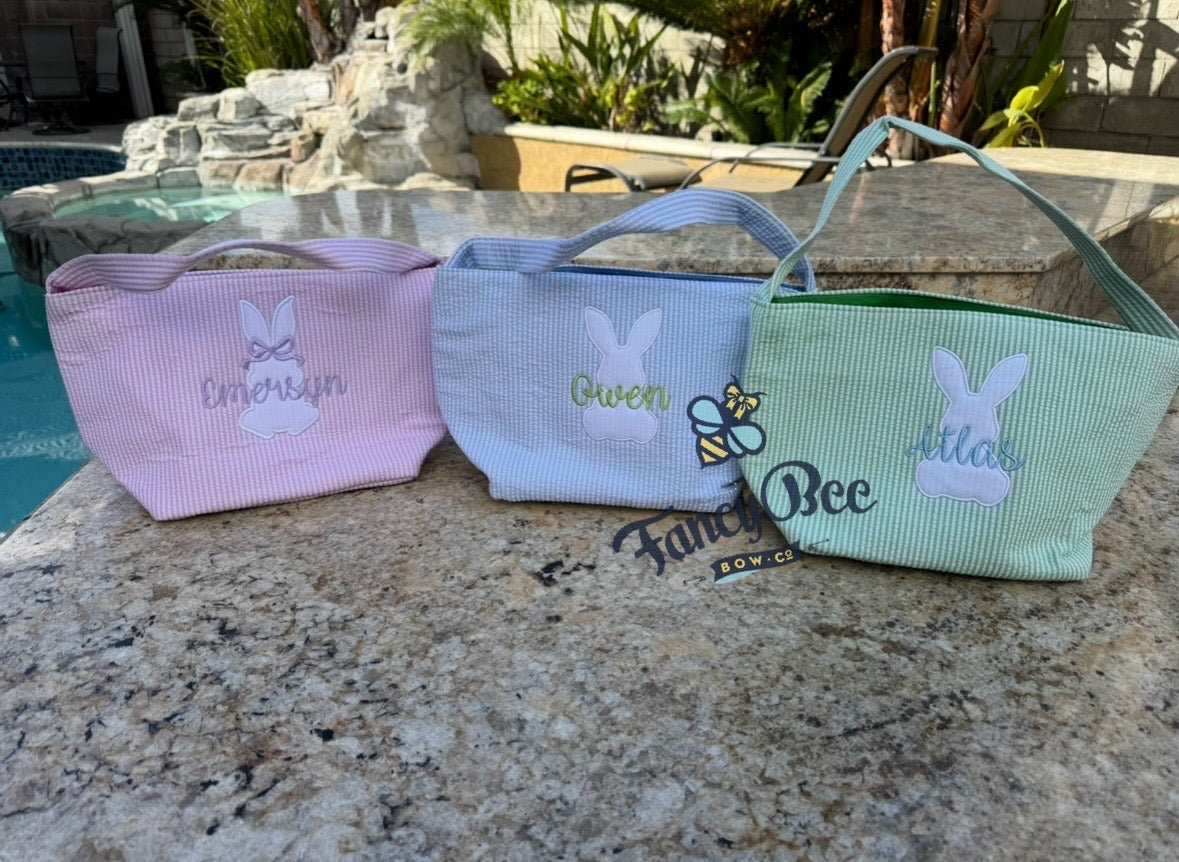 Embroidered Easter Basket